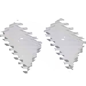 60 in. x 36 in. Shower Base with Center Drain in White