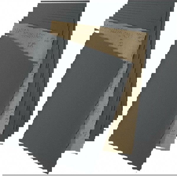 Sanding Sheet: 600 Grit, Silicon Carbide, Coated