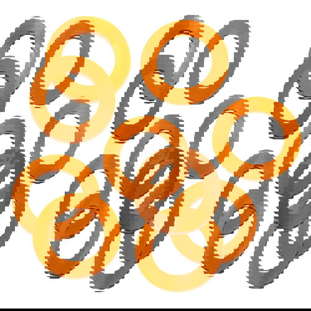 Plastic Shim Stock; Type: Round Shim ; Thickness (Decimal Inch): 0.0010 ; Width (Inch): 2.0000 ; Length (Inch): 2.75 ; Color: Amber