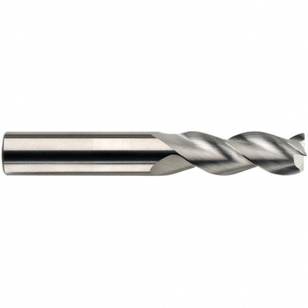 Corner Radius End Mill: 12 mm Dia, 48.00 mm LOC, 0.50 mm Radius, 3 Flute, Solid Carbide