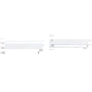 12 in. Square Wall Mount Wall Arm with Escutcheon in Polished Chrome