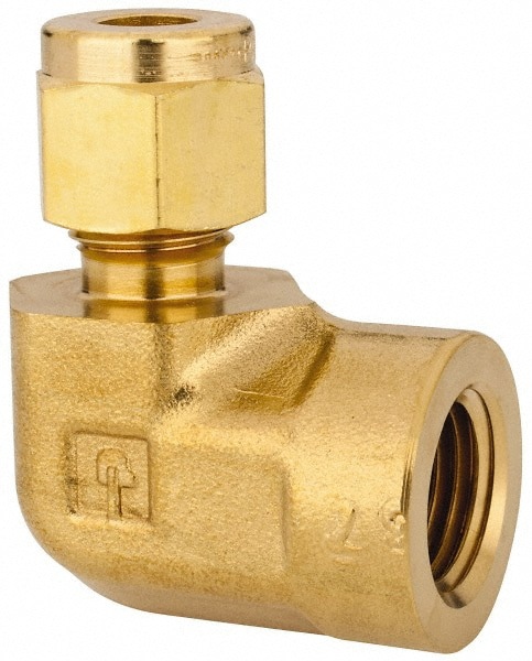 Compression Tube Female Elbow: 1/4