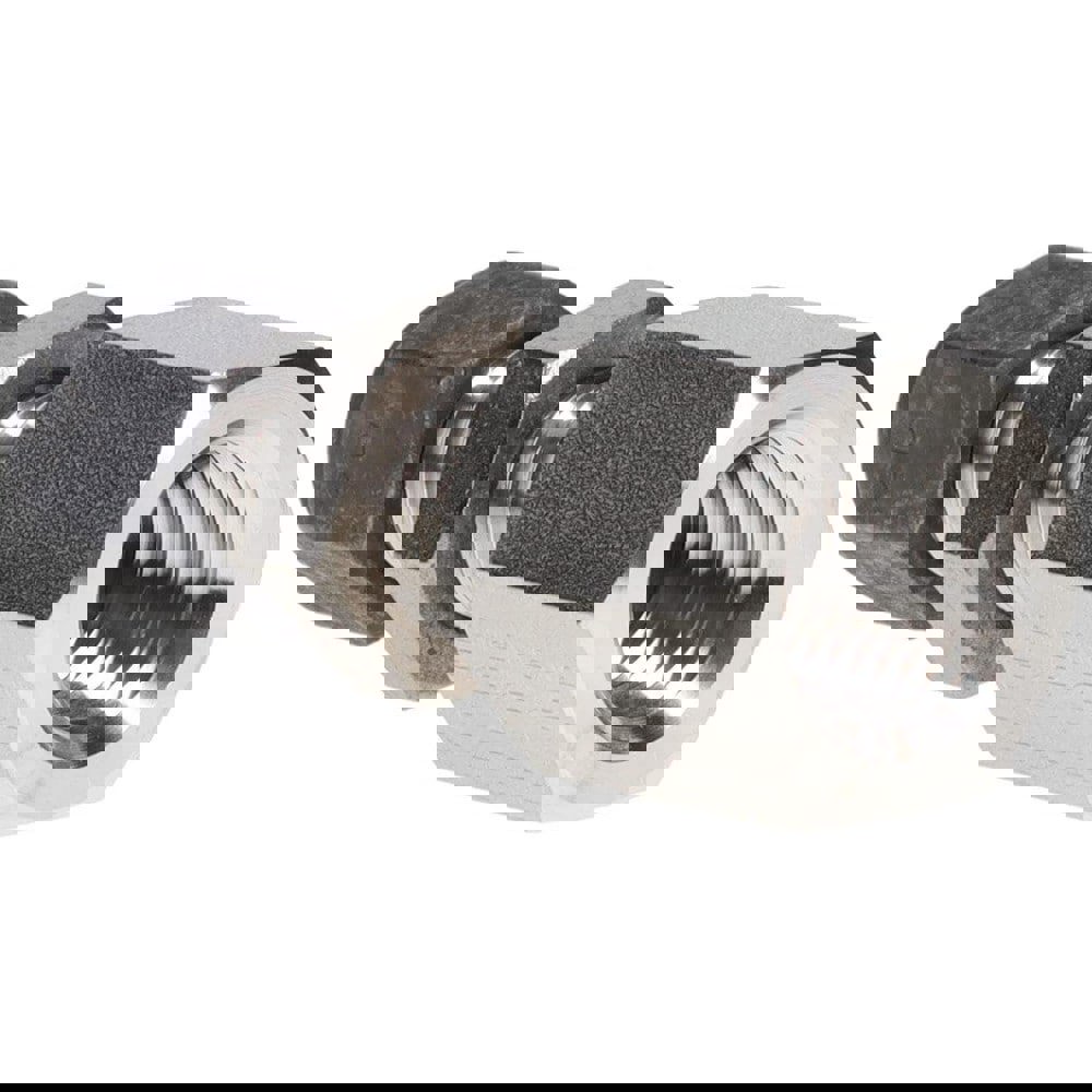 Compression Tube Bulkhead Female Connector: 1/4