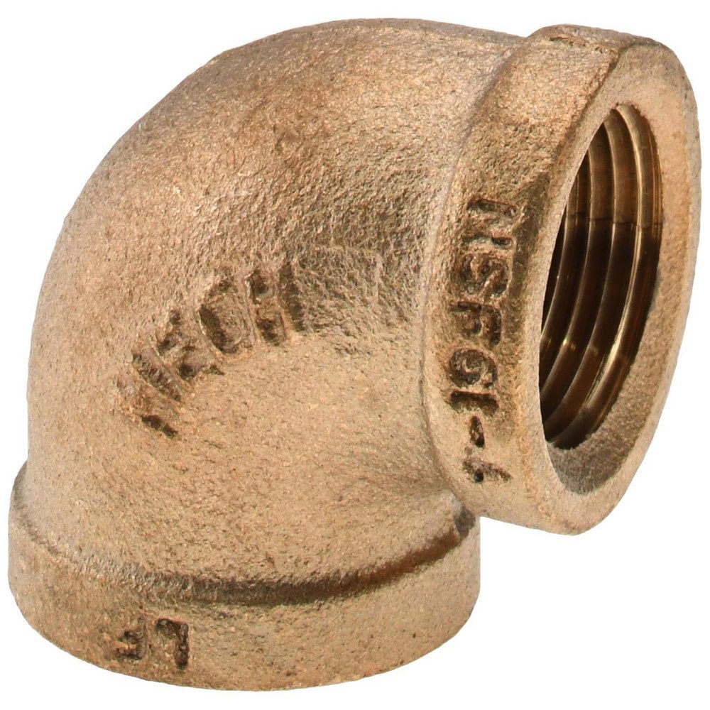 Brass Pipe 90 &deg; Elbow: 3/4