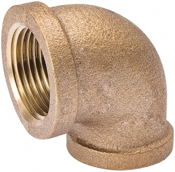 Brass Pipe 90 &deg; Elbow: 1 x 3/4