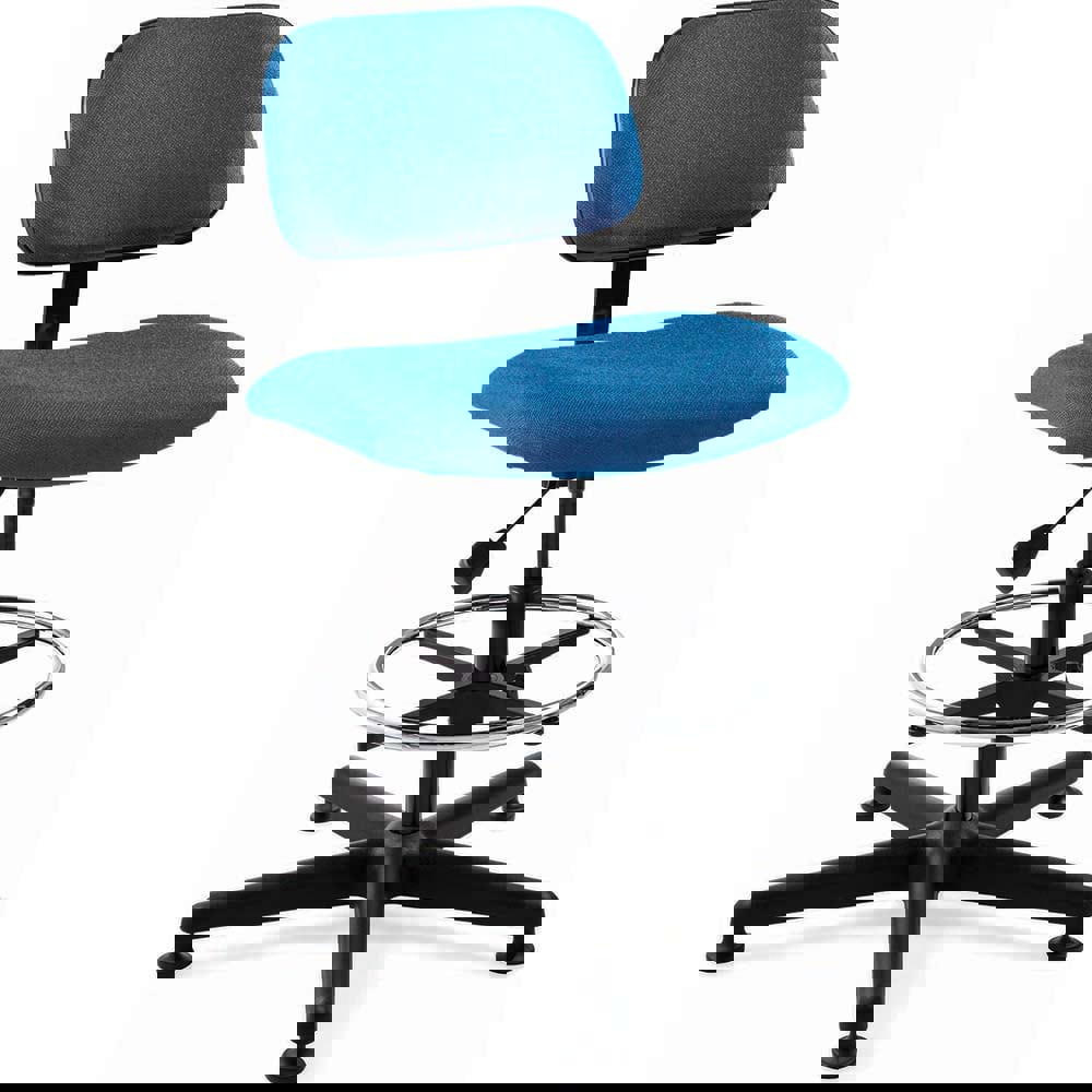 Task Chair: Cloth, Adjustable Height, 22-1/2 to 32-1/2