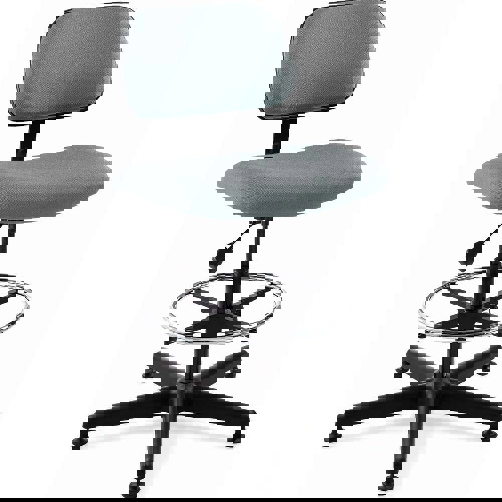 Task Chair: Cloth, Adjustable Height, 22-1/2 to 32-1/2