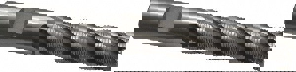 Square End Mill: 3/4'' Dia, 3'' LOC, 3/4'' Shank Dia, 5-1/4'' OAL, 4 Flutes, Cobalt