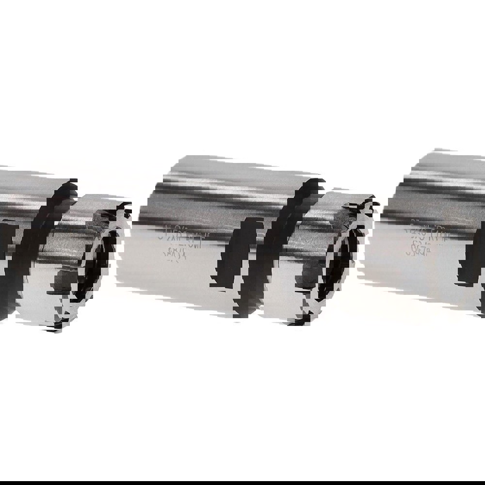 Collet Chuck: 0.5 to 10 mm Capacity, ER Collet, 25 mm Shank Dia, Straight Shank