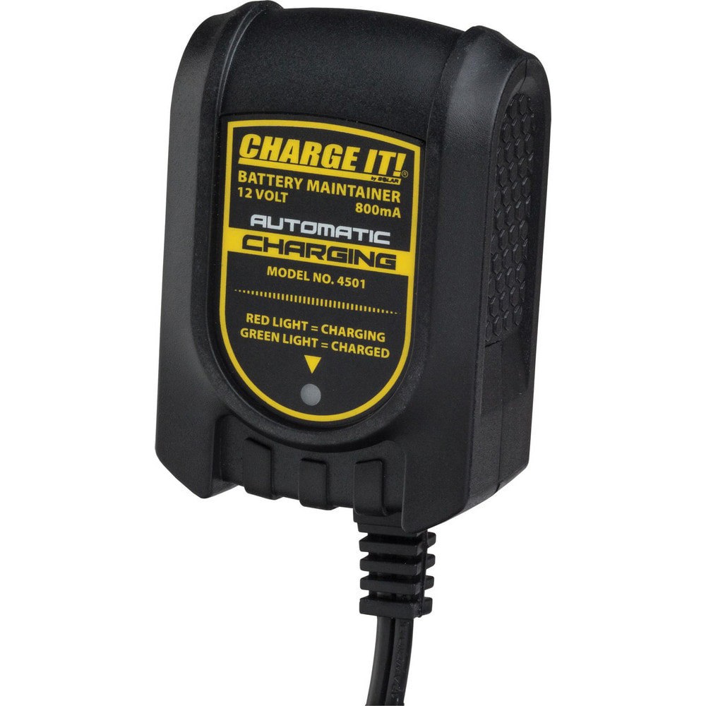 Automotive Battery Chargers & Jump Starters; Battery Charger Type: Automatic Charger/Maintainer ; Overall Width: 7 ; Overall Height: 3.25in ; Overall Depth: 9in ; Cable Gauge: 18 ; Cable Length: 72.000