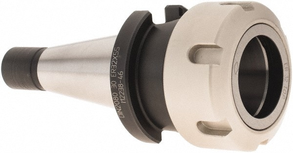 Collet Chuck: 2 to 20 mm Capacity, ER Collet, Taper Shank