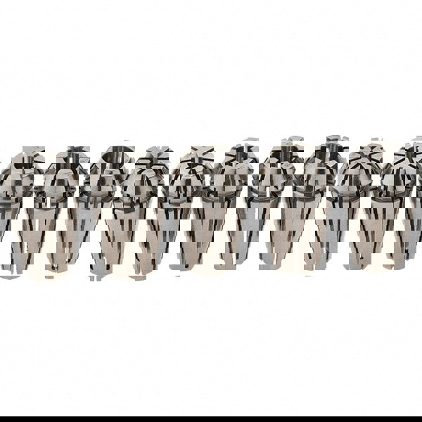 Collet Set: 5 Pc, Series ER16, 1/8 to 3/8