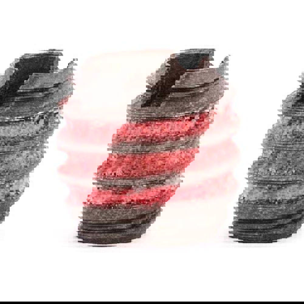 Thread Locking Insert: M5 x 0.8 Internal Thread, M8 x 1.25 External Thread, Metric Coarse, 7.5 mm OAL, Self-Lock Wall