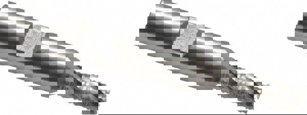 Square End Mill: 1/4'' Dia, 3/4'' LOC, 3/8'' Shank Dia, 2-1/2'' OAL, 3 Flutes, Cobalt