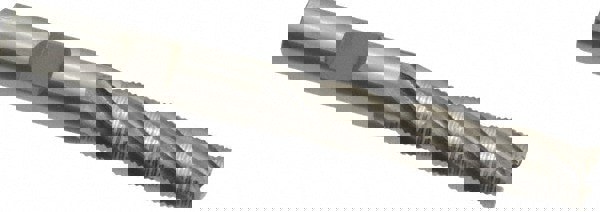 Square End Mill: 3/8'' Dia, 1-1/2'' LOC, 3/8'' Shank Dia, 3-1/4'' OAL, 4 Flutes, Cobalt