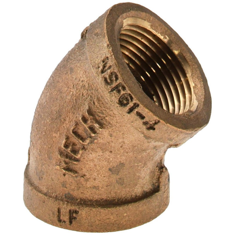 Brass Pipe 45 &deg; Elbow: 3/4