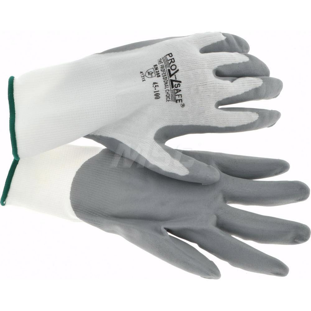 Work Gloves: PRO-SAFE Size 2X-Small, Nitrile-Coated Nylon, General Purpose