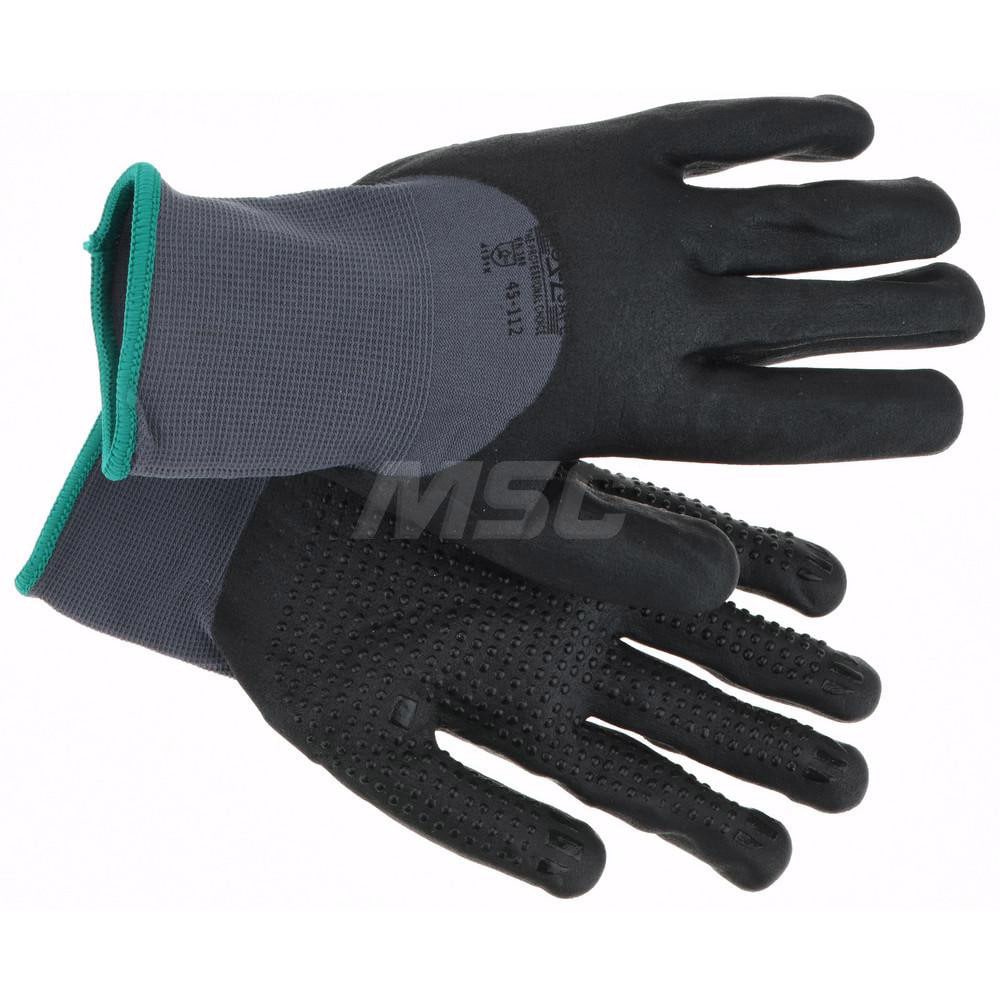 Work Gloves: PRO-SAFE Size X-Large, Nitrile-Coated Nylon, General Purpose