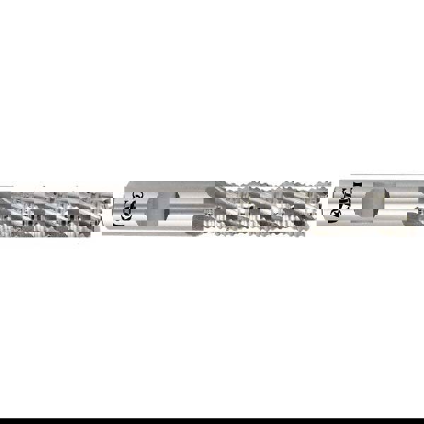 Square End Mill: 1-1/4'' Dia, 3'' LOC, 1-1/4'' Shank Dia, 5-1/2'' OAL, 6 Flutes, Cobalt