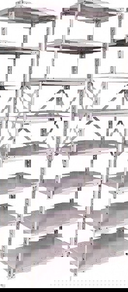 14 Gauge Steel Medsafe Antimicrobial Shelving: