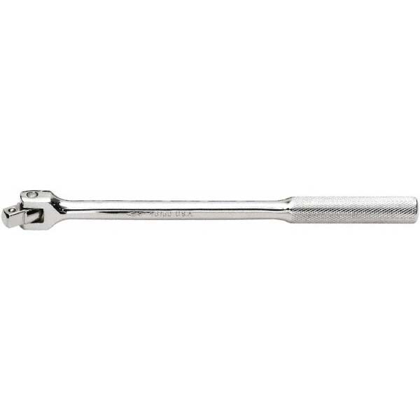 Knurled Handle: 394 mm OAL, Polished Chrome Finish