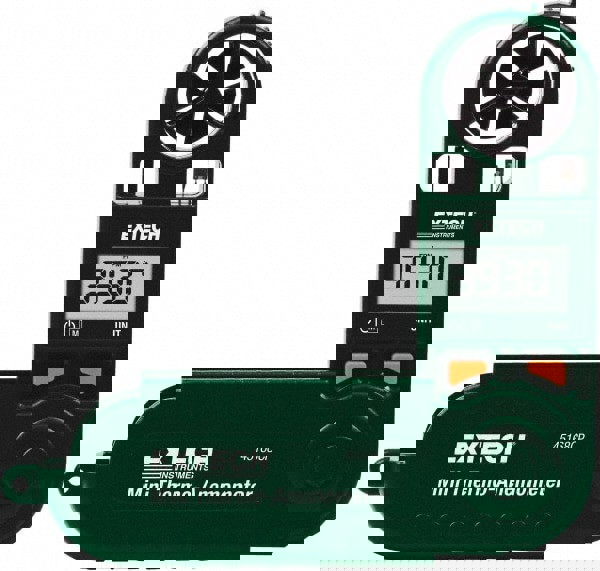 Airflow Meters & Thermo-Anemometers; Meter Type: Thermo-Anemometer; Maximum Air Velocity ft/min (Feet): 44.7; 3937; 72.0; 20.0; 38.8; 3937 ft; Min Air Velocity ft/min (Feet): 60; Minimum Air Velocity: 1.1; 0.8; 60 ft; Min Air Velocity km/hr: 0.800; Min Ai