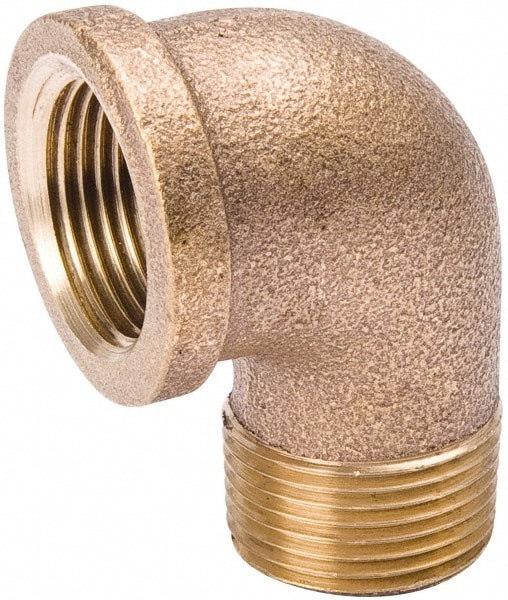 Brass Pipe 90 &deg; Street Elbow: 3/4