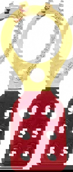 Lockout Hasp: Snap-On Hasp, Single Jaw, 1 Padlock