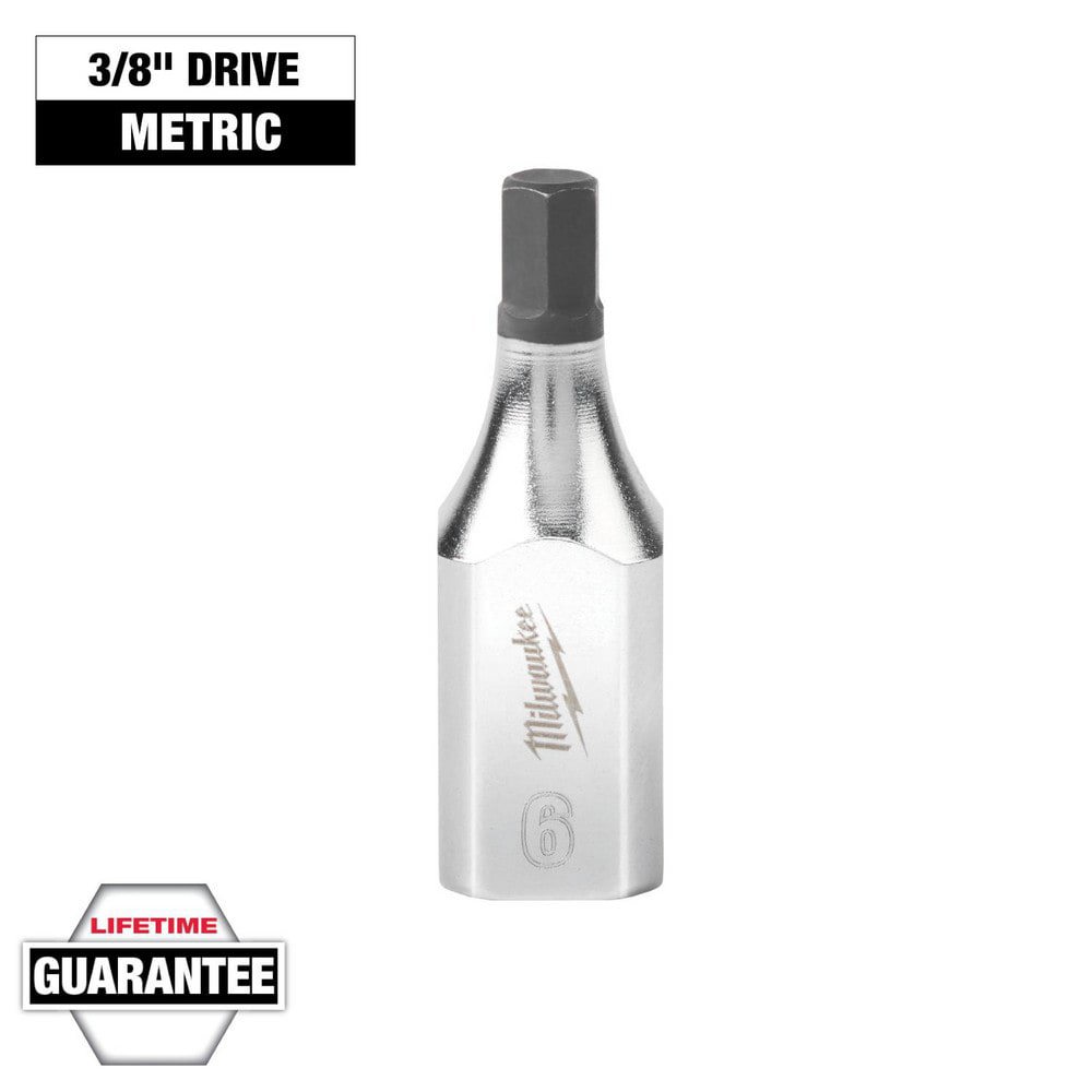 Hand Hex & Torx Bit Sockets; Socket Type: Hex Bit ; Hex Size (mm): 6.000 ; Insulated: No ; Tether Style: Not Tether Capable ; Material: S2 Steel ; Overall Length (Decimal Inch): 0.5625