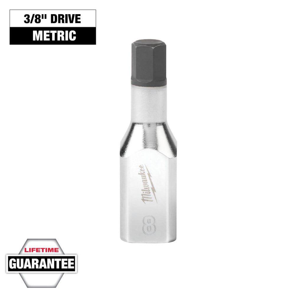 Hand Hex & Torx Bit Sockets; Socket Type: Hex Bit ; Hex Size (mm): 8.000 ; Insulated: No ; Tether Style: Not Tether Capable ; Material: S2 Steel ; Overall Length (Decimal Inch): 0.5625