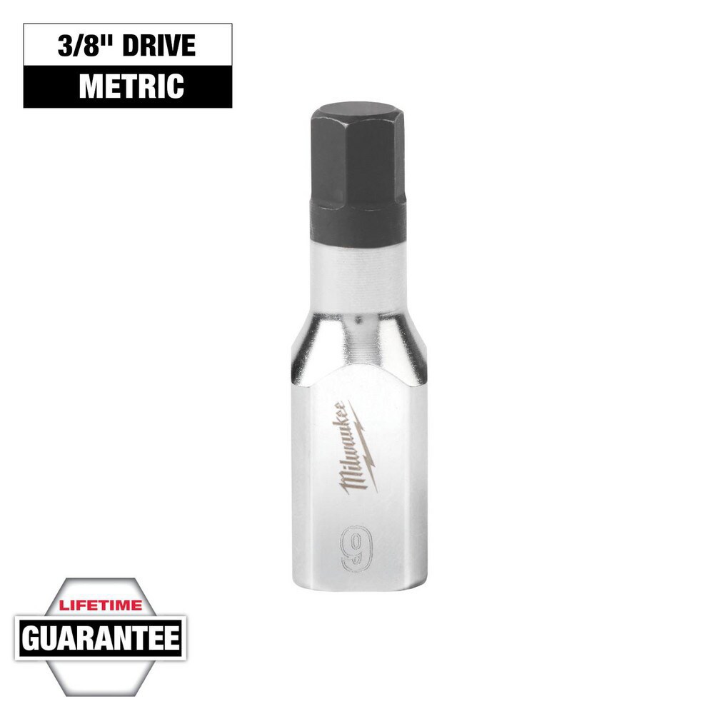 Hand Hex & Torx Bit Sockets; Socket Type: Hex Bit ; Hex Size (mm): 9.000 ; Insulated: No ; Tether Style: Not Tether Capable ; Material: S2 Steel ; Overall Length (Decimal Inch): 0.5625