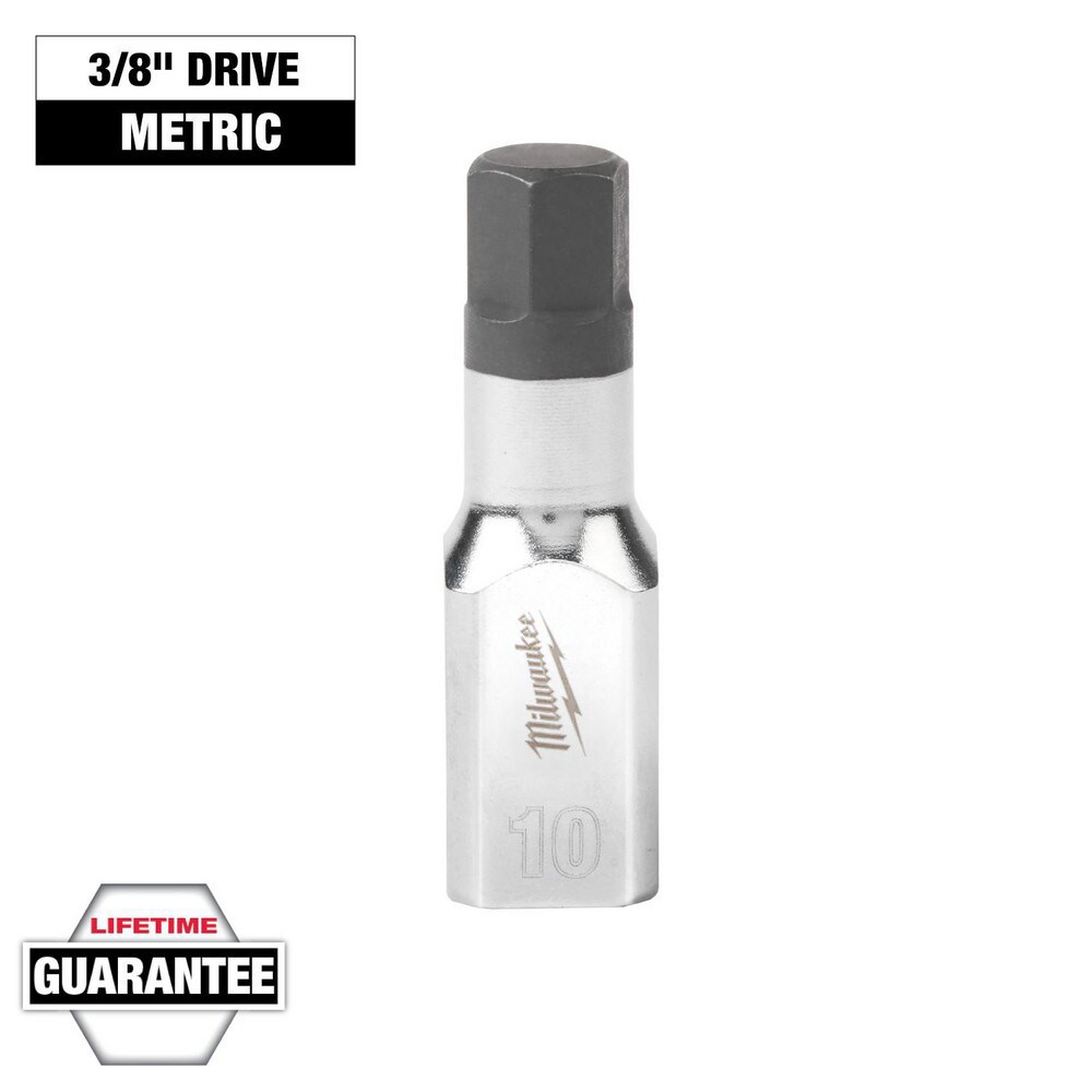 Hand Hex & Torx Bit Sockets; Socket Type: Hex Bit ; Hex Size (mm): 10.000 ; Insulated: No ; Tether Style: Not Tether Capable ; Material: S2 Steel ; Overall Length (Decimal Inch): 0.5625