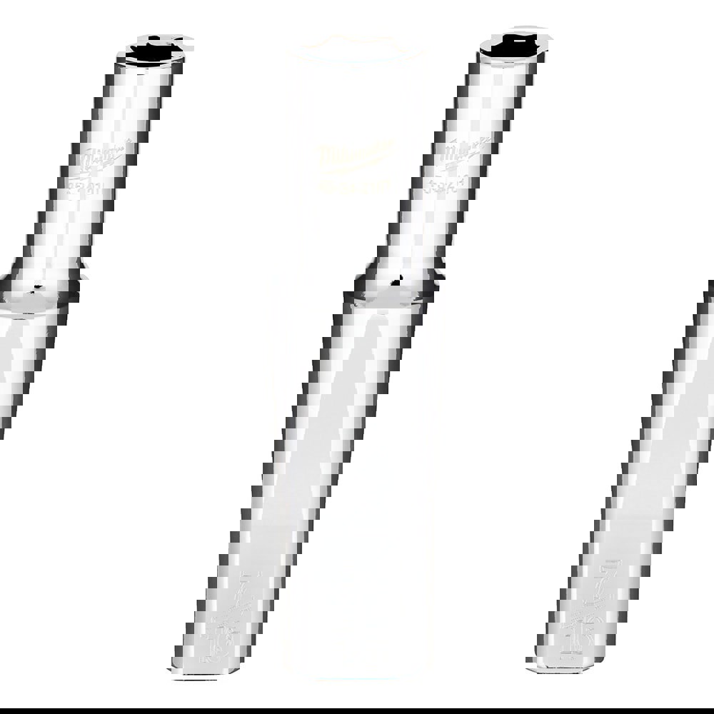 Deep Hand Socket: 1/2 Drive, 6 Points, Not Tether Capable