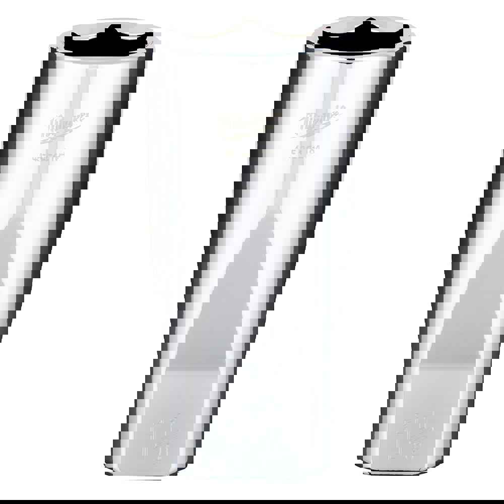 Deep Hand Socket: 1/2 Drive, 6 Points, Not Tether Capable