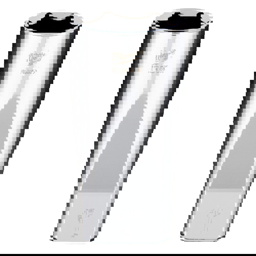 Deep Hand Socket: 3/8 Drive, 6 Points, Not Tether Capable