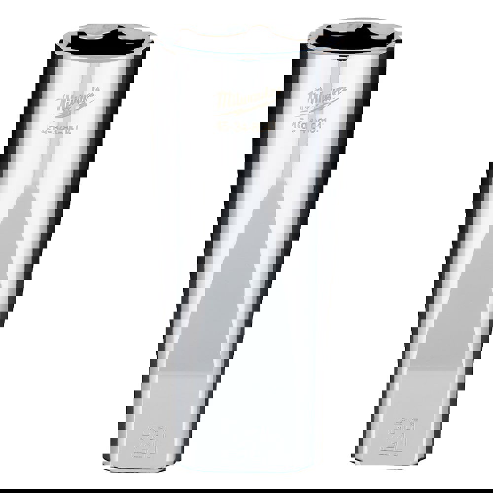 Deep Hand Socket: 3/8 Drive, 6 Points, Not Tether Capable