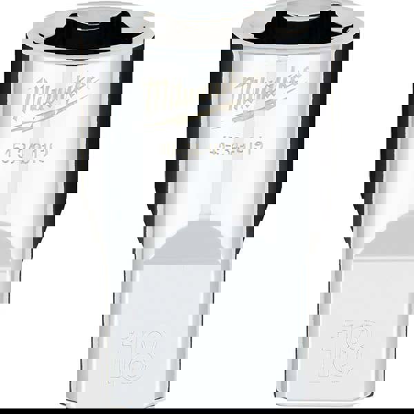 Four Flat Hand Socket: 1/2 Drive, 6 Points, Not Tether Capable