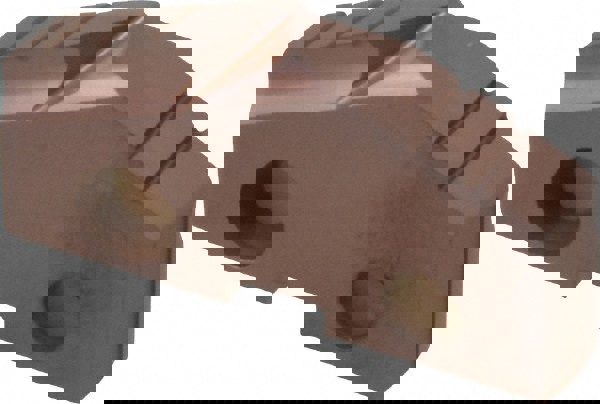 Spade Drill Insert: 36.00 mm Dia, Seat Size 3, Cobalt, 132 deg Point