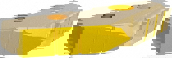 Spade Drill Insert: 46.00 mm Dia, Seat Size 3, Cobalt, 132 deg Point