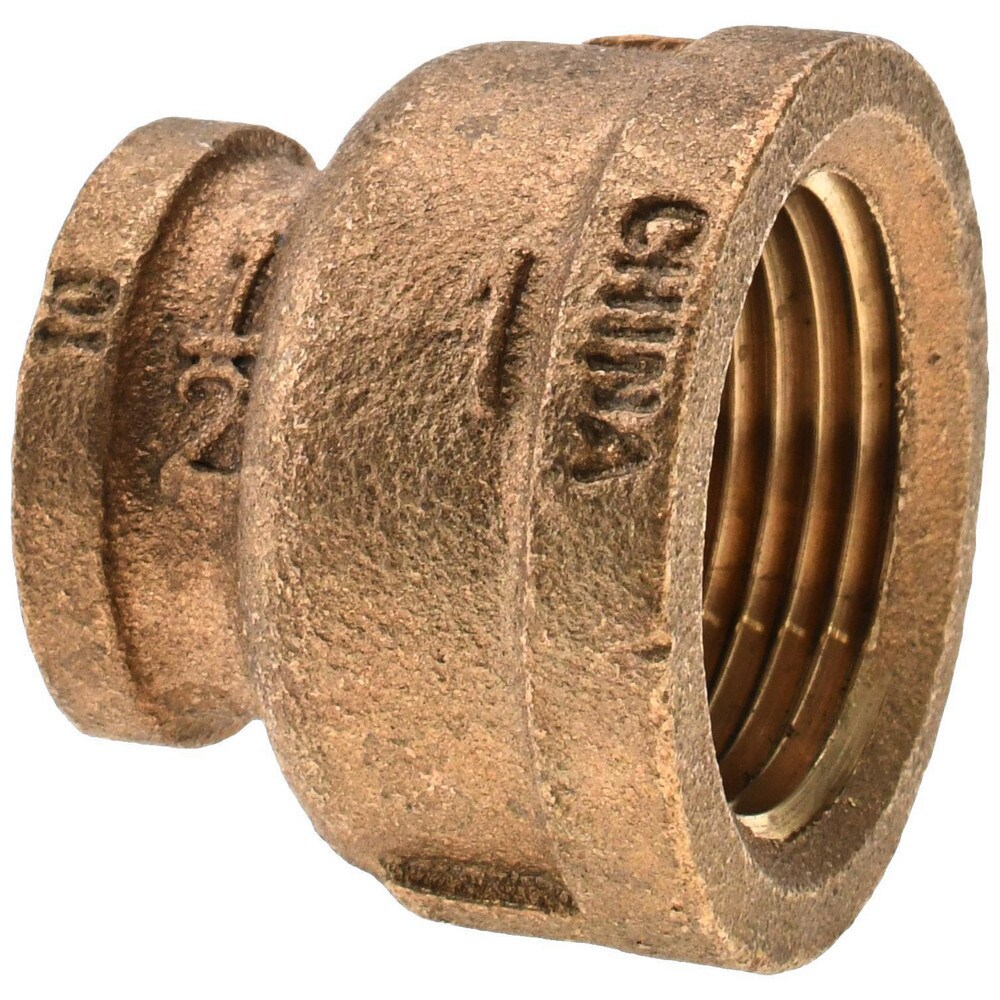 Brass Pipe Reducing Coupling: 1 x 1/2