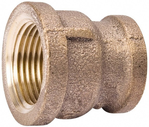 Brass Pipe Reducing Coupling: 1 x 3/4