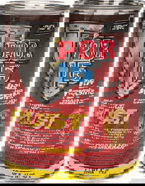 1 Pint, Semi Gloss Black, Rust Preventative Paint