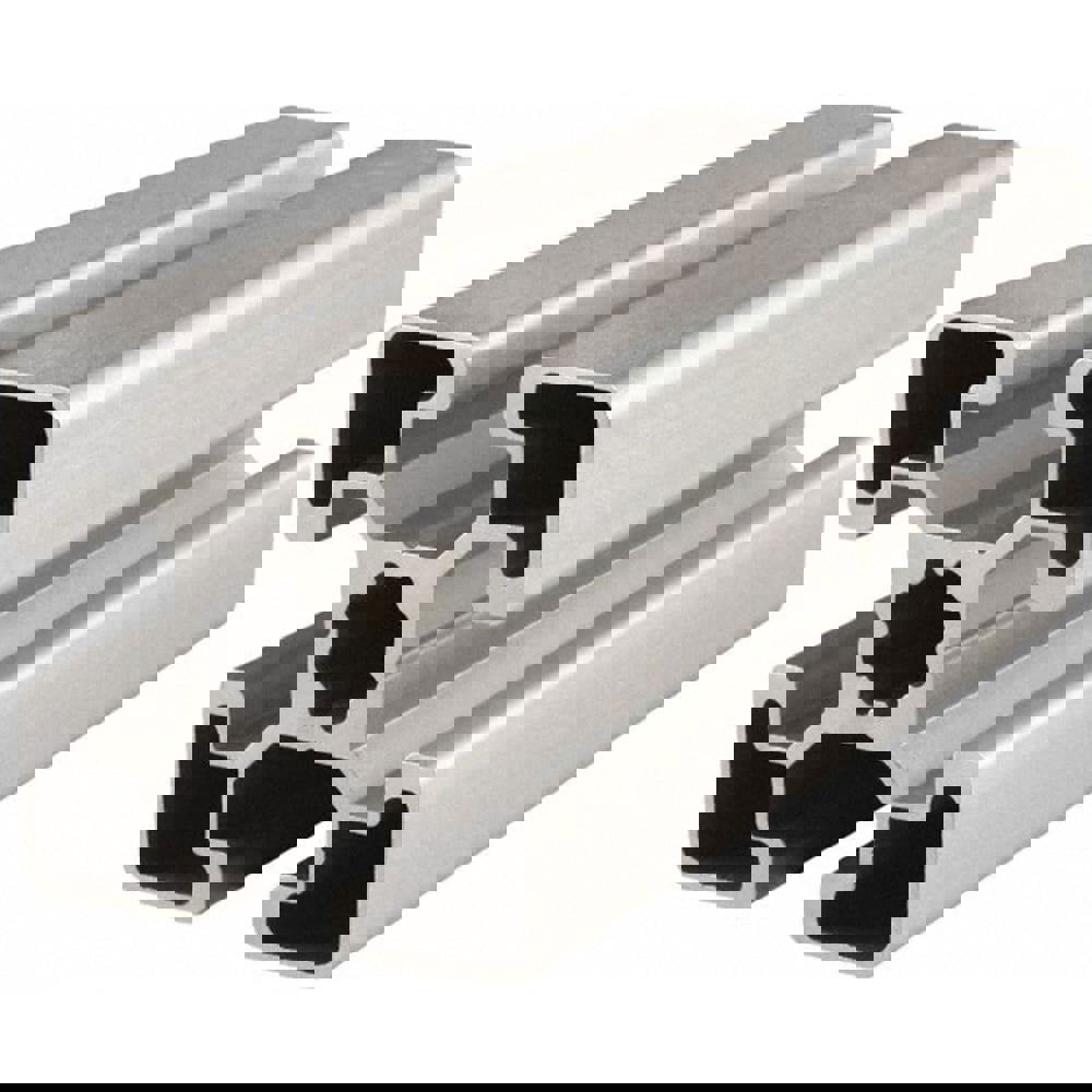 Framing; Frame Type: T-Slotted ; Duty Grade: Standard-Duty ; Material: Aluminum Alloy ; Slot Location: Quad ; Shape: Square ; Finish: Clear Anodized