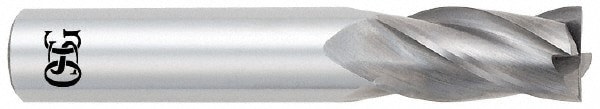 Square End Mill: 3/4'' Dia, 1-1/2'' LOC, 3/4'' Shank Dia, 4'' OAL, 4 Flutes, Solid Carbide