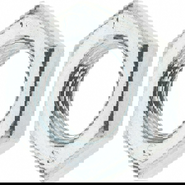 Hex Nut: M8 x 1.25, Class 8 Steel, Zinc-Plated