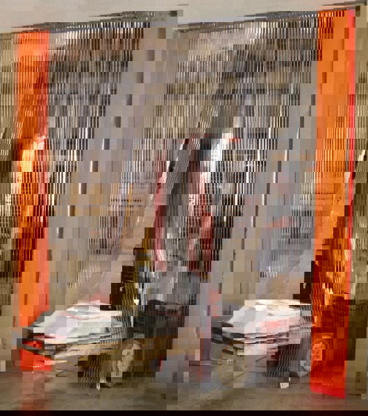 8' Door Width x 10' Door Height Vinyl Dock Strip Door