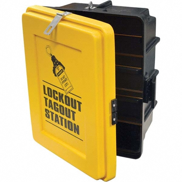 Empty Plastic Lockout Cabinet