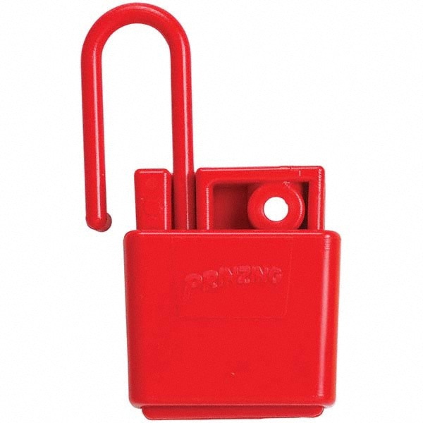 Lockout Hasp: Snap-On Hasp, Single Jaw, 1 Padlock