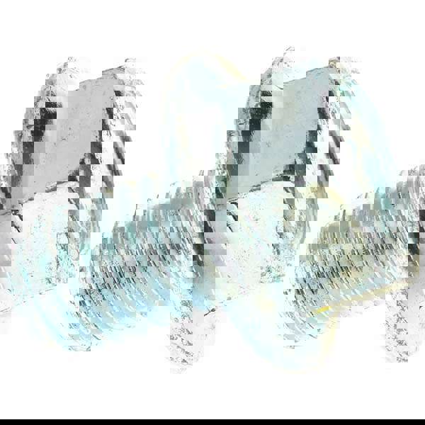 Smooth Flange Bolt: M8 x 1.25 Metric, 12 mm Length Under Head, Fully Threaded