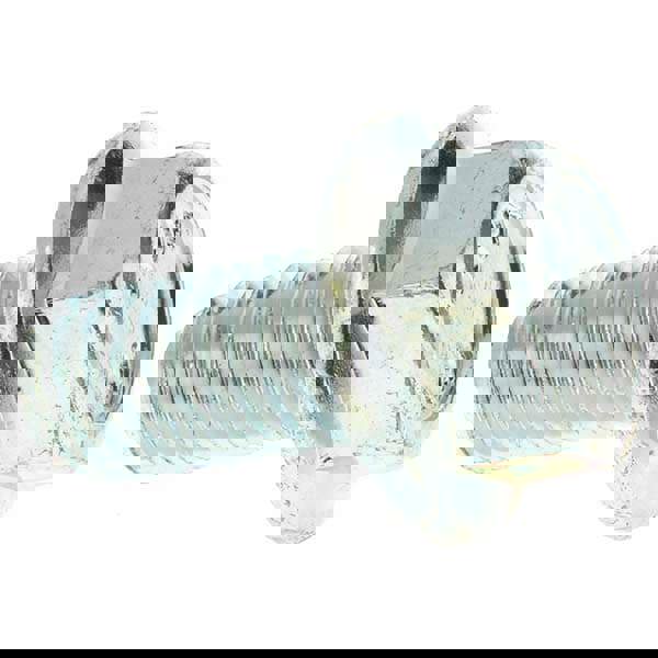 Smooth Flange Bolt: M8 x 1.25 Metric, 16 mm Length Under Head, Fully Threaded